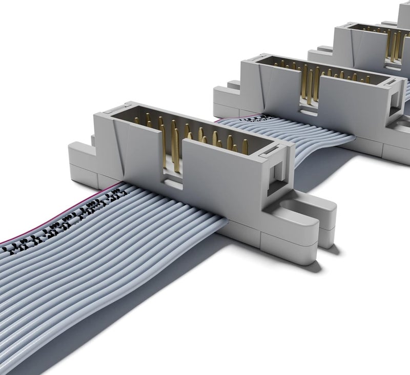 ExcelValley Eurorack Flat Ribbon Flying Bus Cable Modular Synth Synthesizer [30 cm - 11.81"] - Image 3